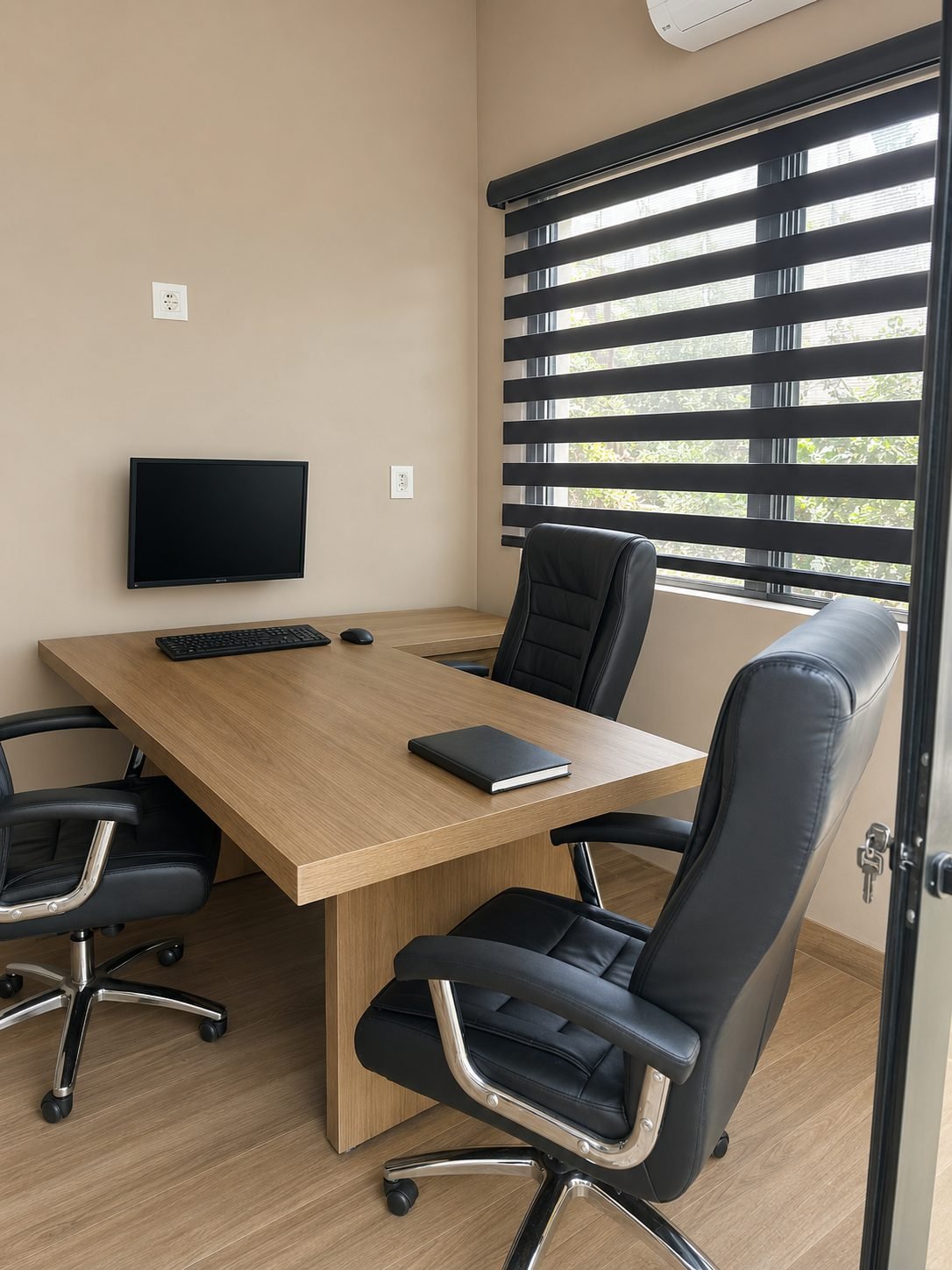 Outro ângulo da sala de reunião